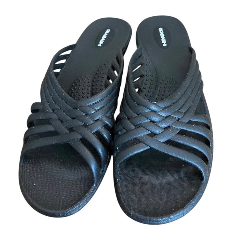 M/L‎ 8-9 Okabashi Womens Venice Sandal Size Slides Black